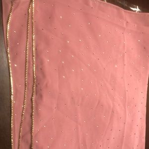 Chiffon Glitter Scarf Lightweight Solid Color Hijab Scarf SunProof Shawls Wrap